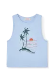 THE ANIMALS OBSERVATORY - Frog Kid Tank Top Soft Blue - Varrukateta - 2 Y