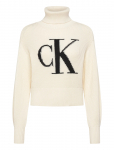 Calvin Klein Jeans - Blown Up Ck Loose Sweater Contra - K&otilde;rge kaelusega - L