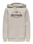 ONLY & SONS - Osjceres Reg Vintage Print Hood Swt Noos - Kapuutsiga pusad - 110-116