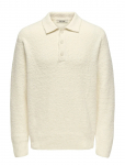ONLY & SONS - Onsdale Rlx Ls Polo Knit Noos - Pikkade varrukatega kootud polos&auml;rgid - XXL