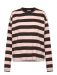 Monki - Long-Sleeved Cotton T-Shirt - Pikkade varrukatega - XS