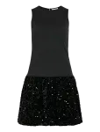 Vila - Vibelieve S/S Mix Sequins Dress/1/Pty/Ka - L&uuml;hikesed kleidid - S