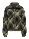 ONLY - Onlmaroon Ls Zip Collar Cardigan Knt - Kardiganid - XS