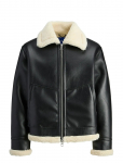 Jack & Jones - Jorliverpool Aviator Jacket Sn - Nahk - XL