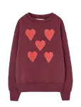 THE ANIMALS OBSERVATORY - Hearts Browned Farnet Bear Sweatshirt - Dressipluusid - 8 Y