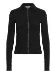Hope - Lyra Zip Cardigan Faded Black Interlock-34 - Kardiganid - 34