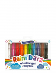 Ooly - Gel Crayons 10 Pcs - Window Paint - Rainy Dayz - V&auml;rvid - ONE SIZE
