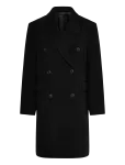 Weekday - Oversized Knee-Length Wool-Blend Coat - Villased mantlid - M
