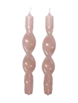 Broste Copenhagen - Twist Taper Candle - Teek&uuml;&uuml;nlad - H23CM