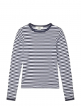 Mads N&oslash;rgaard - Grace Jersey Stripe Camille Tee Ls - Pikkade varrukatega - M