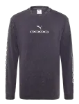 PUMA - Run Culture Collective Relaxed Washed Graphic Long Sleeve - Spordi pikkade varrukatega topid - M