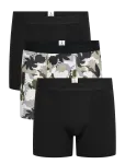 Knowledge Cotton Apparel - 3 Pack Boxer Briefs - Bokserid - S