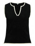 Object - Objviva S/L Re V-Neck Knit Top Noos - Kootud vestid - XL