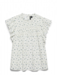 Vero Moda - Vmtrine Sl Lace Top Wvn Noos - Varrukateta - XL