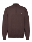 Lyle & Scott - Cotton Merino Quarter Zip Jumper - Poolpika lukuga džemprid - XXXXL