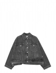 REMAIN Birger Christensen - Drapy Back Denim Jacket - L&uuml;hikesed teksap&uuml;ksid - 32