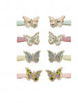 Mimi & Lula - 8 Hair Clips - Mini Floral Butterfly Spring On The Farm - Juukseklambrid - ONE SIZE