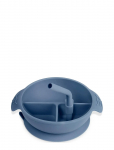 Haakaa - Haakaa Silicone Divided Suction Bowl - Bluestone - Beebin&otilde;ude komplektid - ONE SIZE