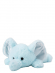 Teddykompaniet - Liggande Elefant, Ljusbl&aring; - Pehmed loomad - 34 CM