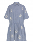 Stella Nova - Oversized Dress With Embroidered Anchor - Suvekleidid - 34