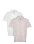 Jack & Jones - Jjesummer Linen Blend Resort Shirt 2Pkmp - L&uuml;hikeste varrukatega s&auml;rgid - M