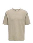 ONLY & SONS - Onsgivo Reg 12 Ss Crew Knit Noos - &Uuml;mara kaelusega - M