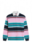 Tommy Jeans - Tjw Rlx Multi Stripe Rugby Ext - Pikkade varrukatega - XL