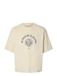 Selected - Slhboxynorman Graphic Ss O-Neck Tee - L&uuml;hikeste varrukatega - S