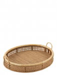 J-Line - Tray Pick Rat/Bamboo Nat L - Kandikud - W65CM