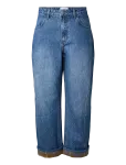 YAS - Yaslua Hw Fold Up Barrel Jeans S. - D2D - Barrel-teksad - 28 x 32