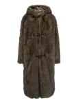 Topshop - Tstyra Coat Otw - Kunstkarusnahk - M