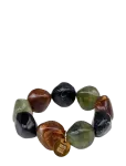 Bud To Rose - Vibe Resin Bracelet Mix Black - P&auml;rlitega k&auml;ev&otilde;rud - ONE SIZE