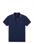 Polo Ralph Lauren - Custom Slim Fit Mesh Polo Shirt - L&uuml;hikeste varrukatega - S
