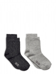 Minymo - Ankle Sock W. Lurex (2-Pack) - Sokid - 15-18