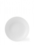 Lyngby Porcel&aelig;n - Rhombe Coupe Tallerken &Oslash;20 Cm Hvid - Supitaldrikud - &Oslash; 20 CM