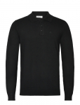 Lindbergh - Long Sleeve Knitted Poloshirt - Pikkade varrukatega kootud polos&auml;rgid - XXL