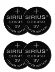 Sirius Home - Decopower Cr2450, 4 Stk S&aelig;t - Batteries - ONE SIZE