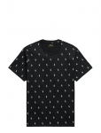 Polo Ralph Lauren - Allover Pony Cotton Jersey Sleep Shirt - L&uuml;hikeste varrukatega - M