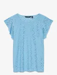 Vero Moda - Vmtassa Sl Frill Top Noos - L&uuml;hikeste varrukatega - M