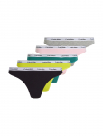 Calvin Klein - 5 Pack Thong (Low-Rise) - Stringid - XL