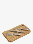 Holm - Cheese Board With 3 Knives - Juustunoad - 38X 22X 1.9CM