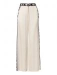 Malina - Bella Satin Look Palazzo Pants - Lai jalg - L