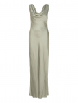Malina - Leah Cowl Neck Satin Maxi Dress - Maksikleidid - XL