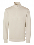 Selected - Slhemanuel Soft Zip High Neck Sweat Noos - Dressipluusid - XL