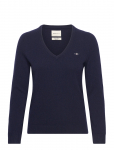Gant - Extrafine Lambswool Blend V-Neck - Džemprid - XS