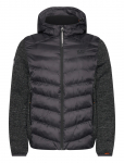 Superdry - Hooded Knit Storm Hybrid Jkt - Polsterdatud jakid - L