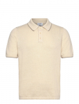 Filippa K - Linen Cotton Knit Polo - L&uuml;hikeste varrukatega kootud polos&auml;rgid - M