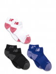 New Balance - Youth Active Low Cut Socks 3 Pack - Sokid - M