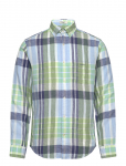 Gant - Reg Linen Madras Shirt - Vabaaja s&auml;rgid - XXL