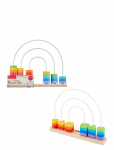 Fisher-Price - Wooden Rainbow Bead Bar Maze, Baby & Toddler Developmental Toy, 1 Wood Piece - Interaktiivsed m&auml;nguasjad - ONE SIZE